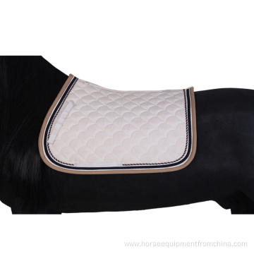 White Polycotton Saddle Pad Wholesaler